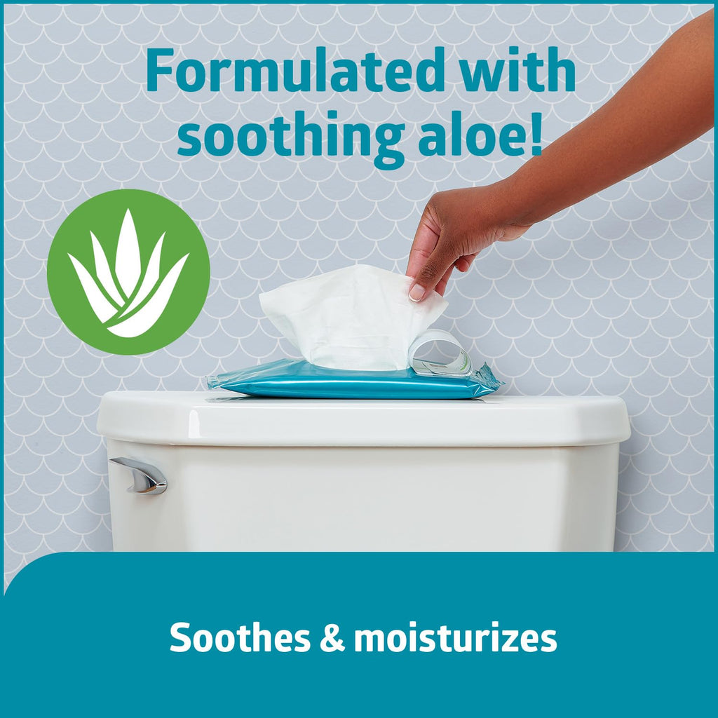 Medline, MSC263810, ReadyFlush Biodegradable Flushable Wipes, 8 x 12, 24 Wet Wipes, Pack Of 3, Sold As 1 Pack