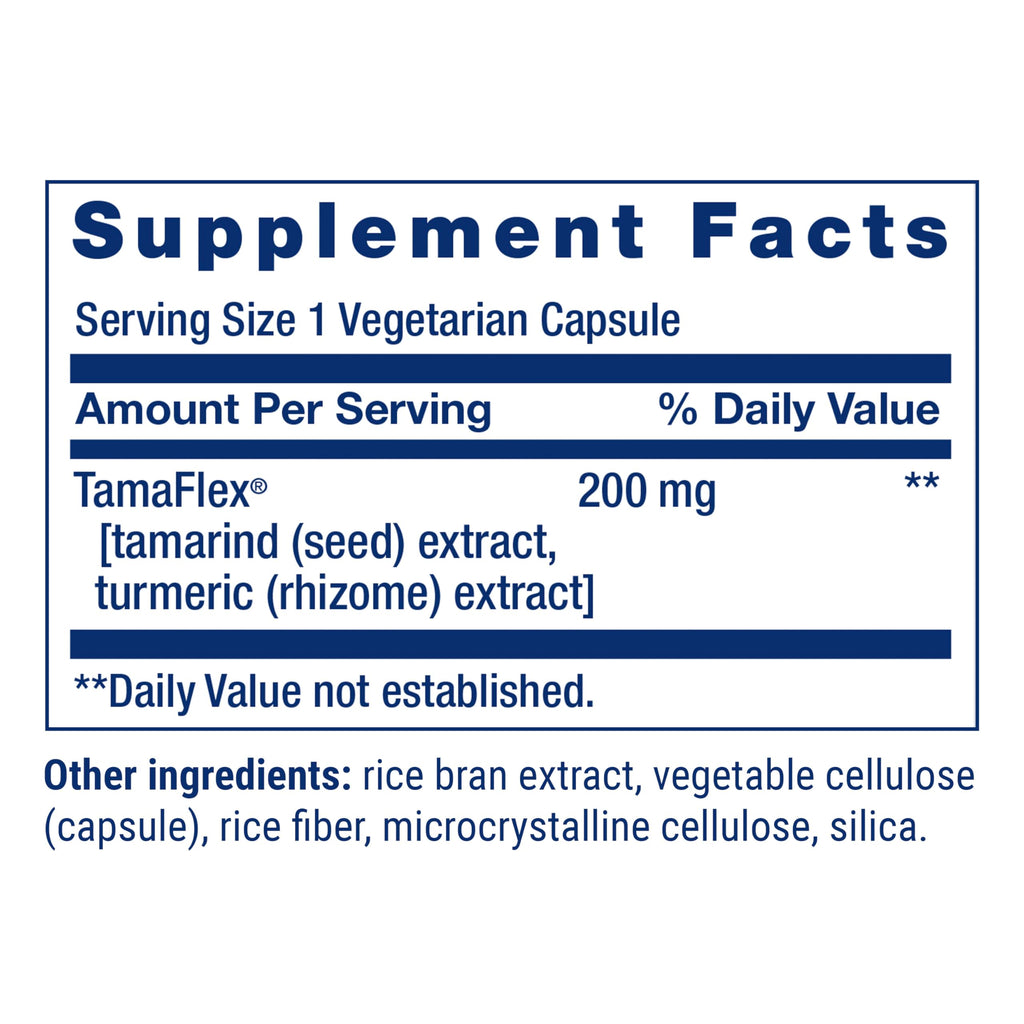 Life Extension Joint Mobility, relieves Minor Knee discomfort & Improves Range of Motion, Turmeric & Tamarind, Gluten-Free, Non-