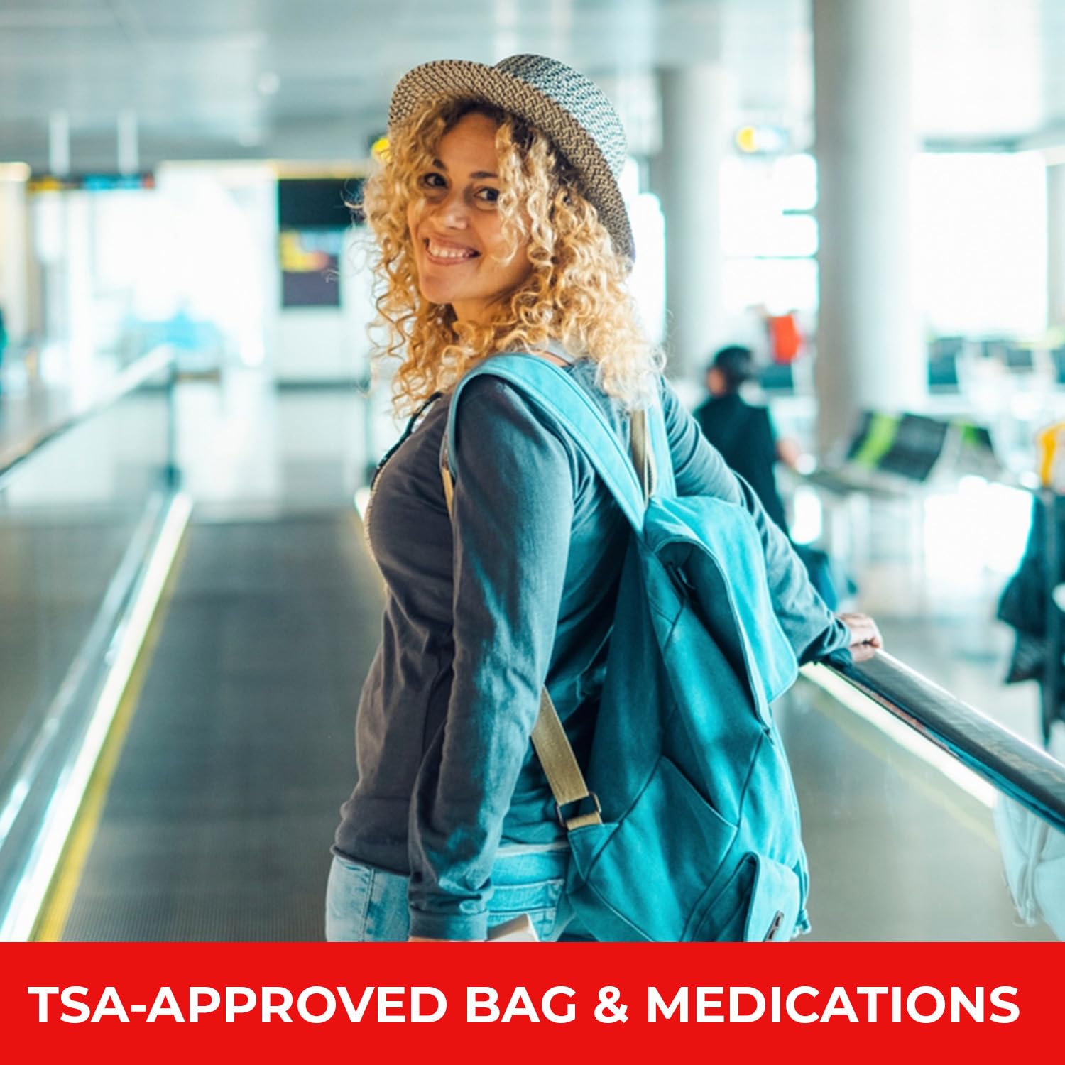 Travel RX Medicine Kit - Bulk Travel Medicine Kit with Individually Wrapped Medicine & Bag for Indigestion, Motion Sickness & Mo