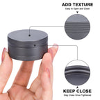 Daily Metal Pill Box Pill Case - Single Waterproof Travel Pill Container Round Aluminum Alloy Storage Medicine Organizer Multito