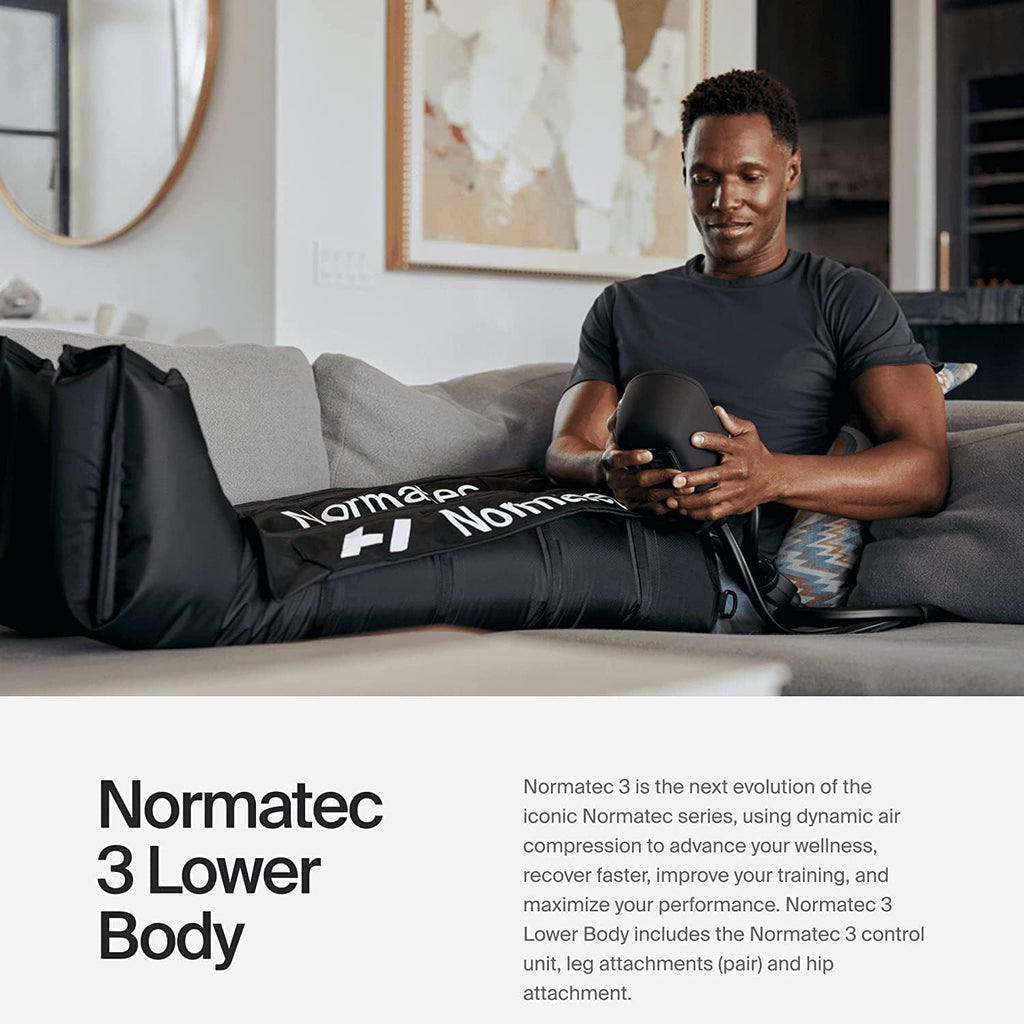 Hyperice Normatec 3 - Recovery System with Patented Dynamic Compression Massage Technology (Normatec 3 Lower Body (Standard Size