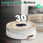 Windtrace Bluetooth Automatic Pill Dispenser for Elderly with Alarm, Smart Pill Dispenser with 31-Slot, Fingerprint& Mechanical