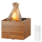 Bonfire Essential Oil Diffuser Flame Aromatherapy Diffuser Machine 280ML Fire Mist Humidifiers 8 Color LED Lights Campfire Diffu