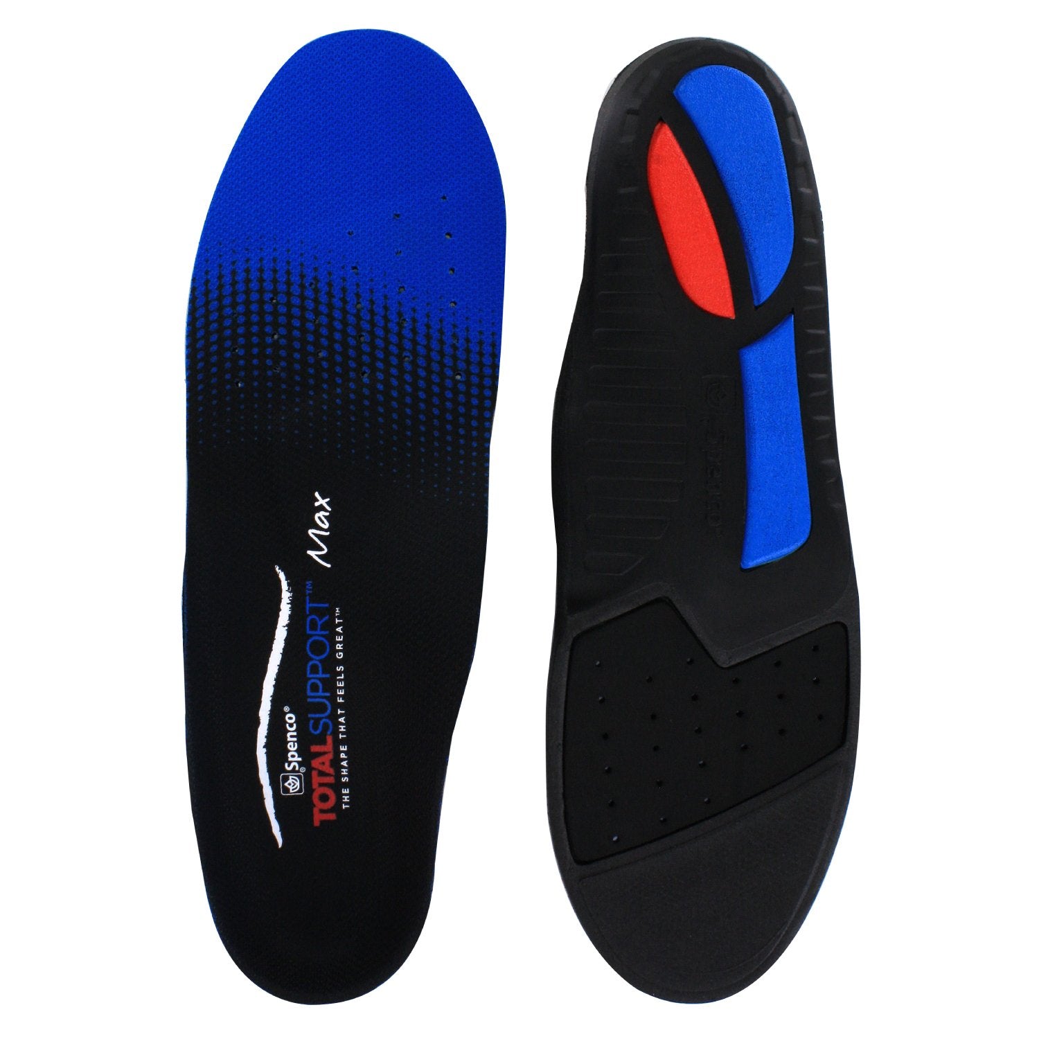 Spenco Total Support Max Shoe Insoles, Womens 9-10.5/Mens 8-9.5