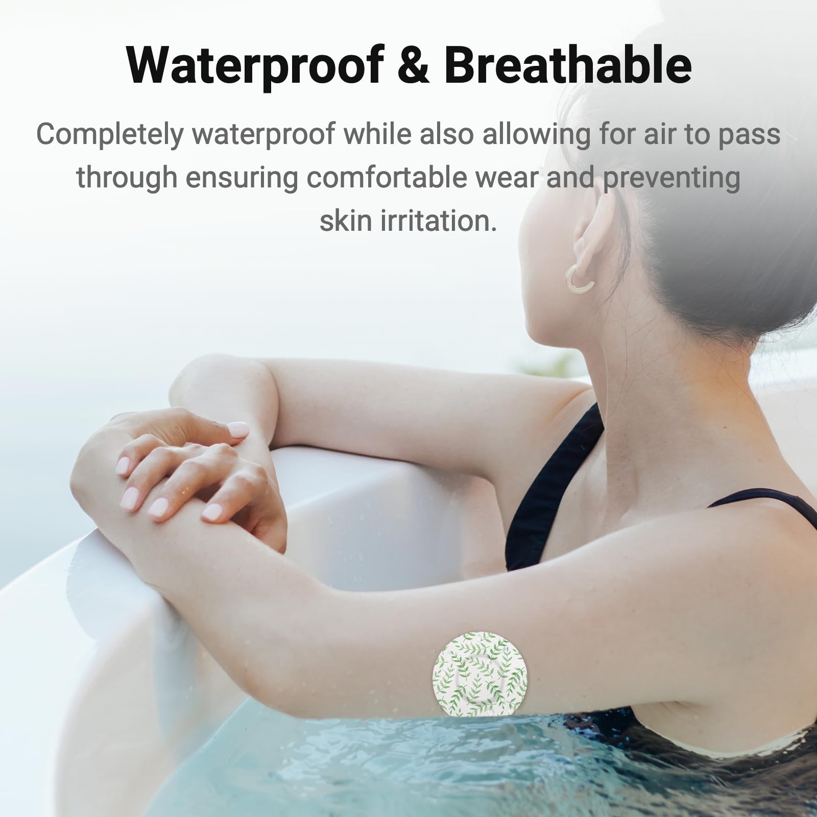 Kovoq Libre 2 & Lingo Sensor Covers Floral, Kovoq 16 Pack Freestyle Libre 2 Sensor Patches, Reusable Protecive Hard Shell Cover,