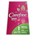 Carefree Thong Regular 49 Count Unscented Liner (6 Pack)