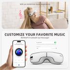 BEINKAP Eye Massager, New Year Birthday Gifts for Women, FSA HSA Eligible Eye Massager with Heat, Eye Mask Eye Massager for Migr