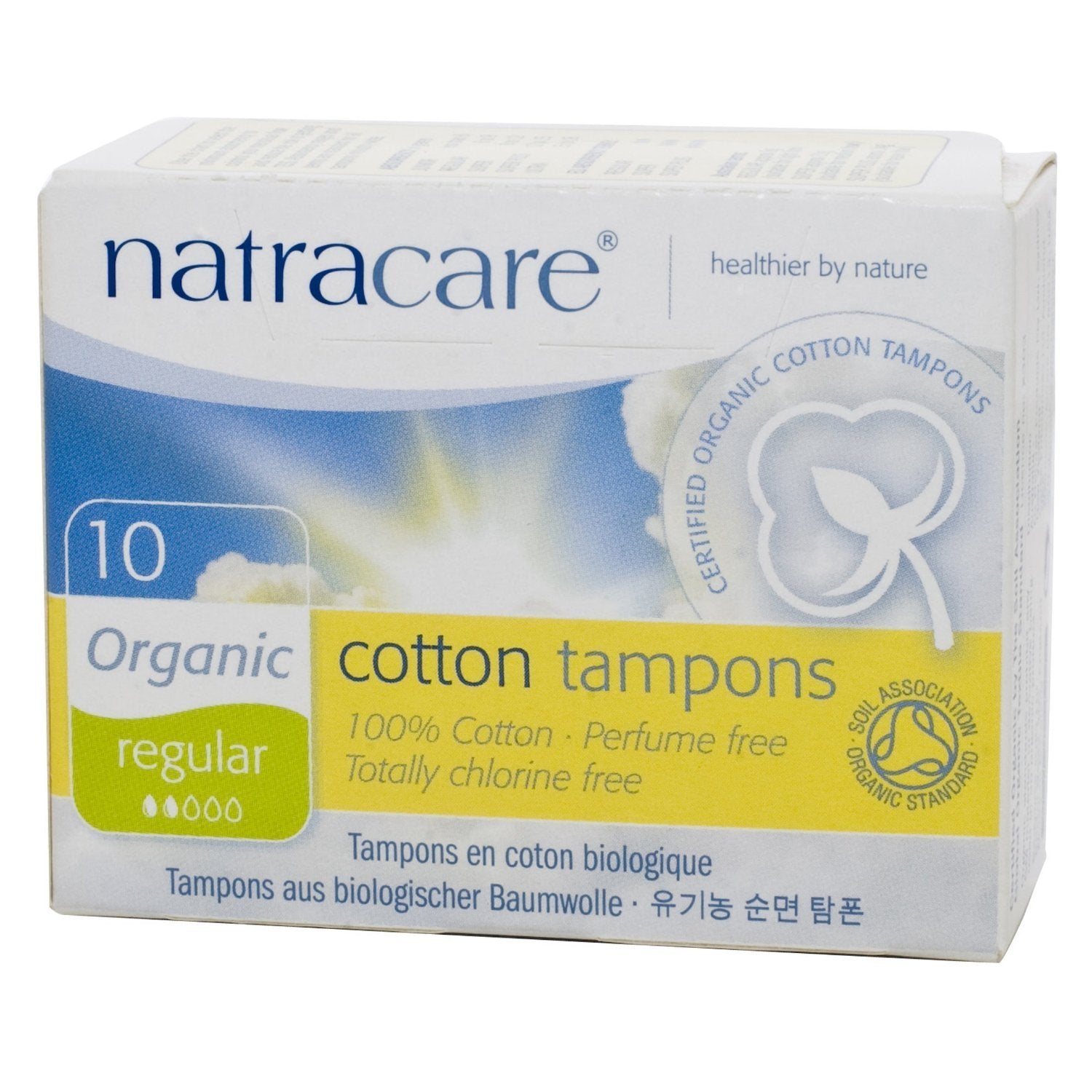 Natracare Tampons Regular 10 ct (Multi-Pack)