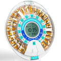 Windtrace Automatic Pill Dispenser for Elderly, Electronic Monthly Pill Organizer with Alarm & Light, 28 Day Smart Lock Medicati