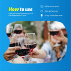 UBfree Wine Drops - 4pk Red & White - Removes Sulfites and Histamines from Red and White Wines | Naturally Eliminate Wine Headac