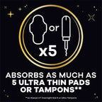 Always ZZZ Overnight Disposable Period Underwear for Women Small/Medium, 360 Coverage for Worry-Free Nights, 14 Count (2 Packs o