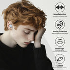 Ear Plugs for Sleeping Noise Cancelling - 35dB Reusable Ear Plugs with 7 Eartips and Carry Case - Flexible Hearing Protection