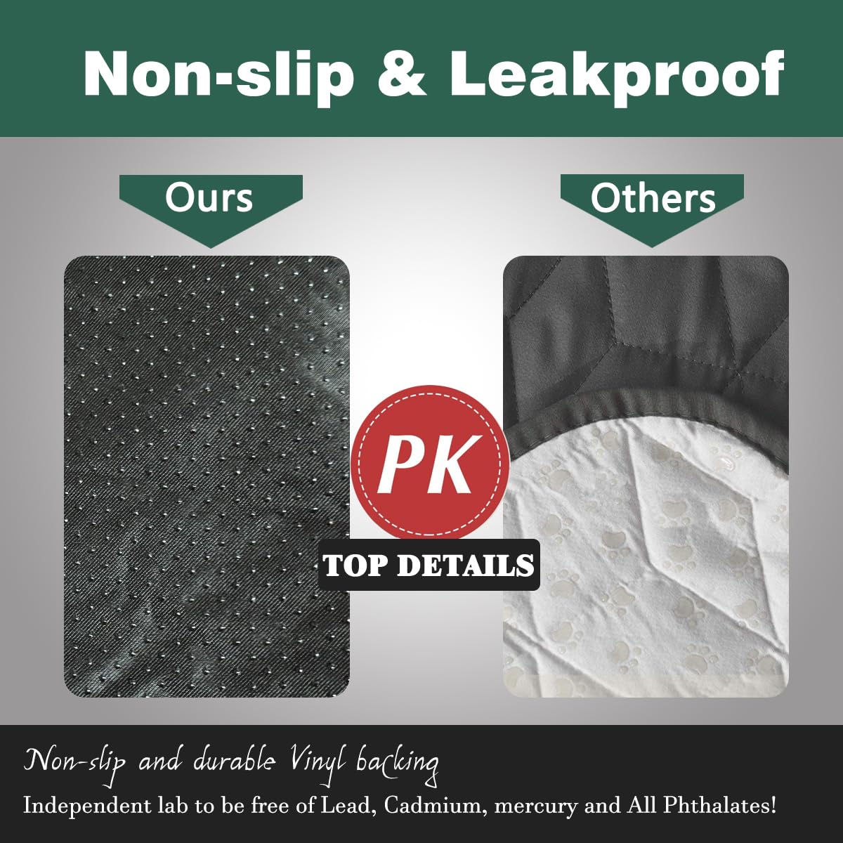 Waterproof Seat Protector Pads Washable Chair Pads for Incontinence Reusable Pee Pads for Adults Kids Non-Slip Chair Protectors