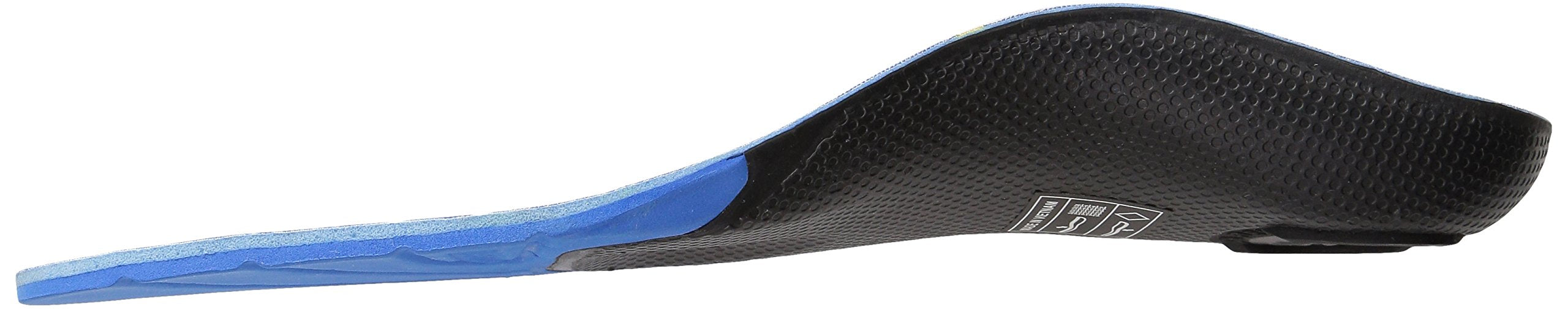 Icebug Unisexs Fat Cushion Support Insole Flex Technology, Blue High Arch, M 4/W 5.5-6