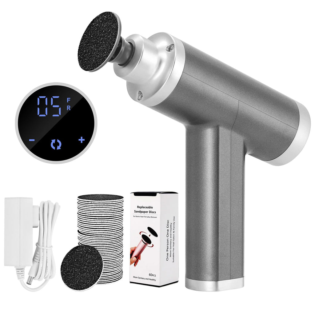 Upgraded Electric Callus Remover for Feet 4500rpm, Adjustable Speed Electric Foot Callus Remover Foot Sander Grinder Pedicure Fi