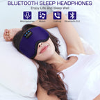 Sleep Headphones Sleep Mask with Bluetooth Headphones, LC-dolida Eye Mask for Sleeping Eye Pillow Sleeping Headphones for Side S