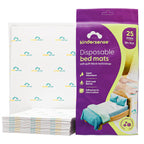 KinderSense Ultra Absorbent Disposable Bed Pads for Potty Training 36 x 30 (25 Count) - Bedwetting Mat & Mattress Protector - In