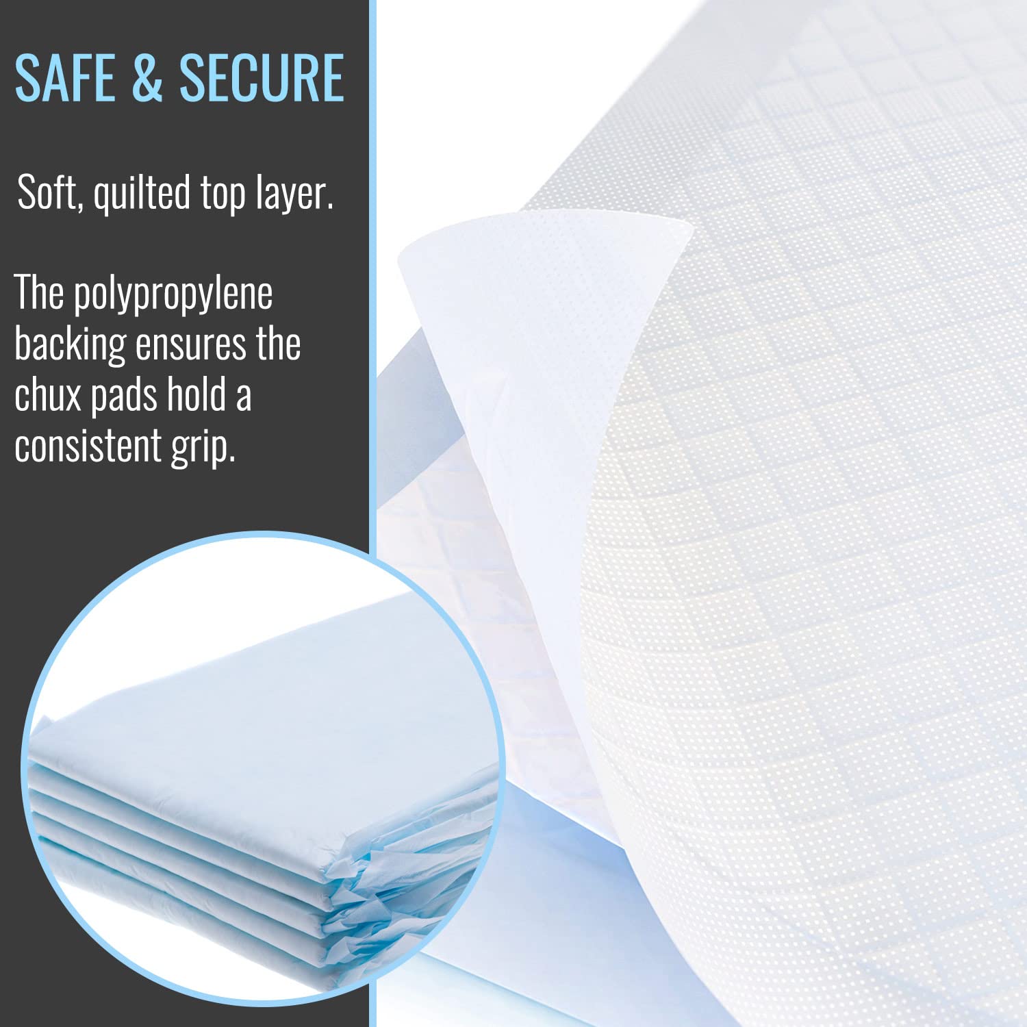 DMI Extra Large 36x36 Incontinence Bed Pads, FSA/HSA, 50 Pack Absorbent Chucks Pads Disposable Adult, Bed Pads Disposable Adult