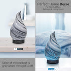 Essential Oil Diffuser 120ml Ultrasonic Aromatherapy Diffuser with Handmade Glass BPA Free Waterless Auto-Off, 4 Timer Setting 7