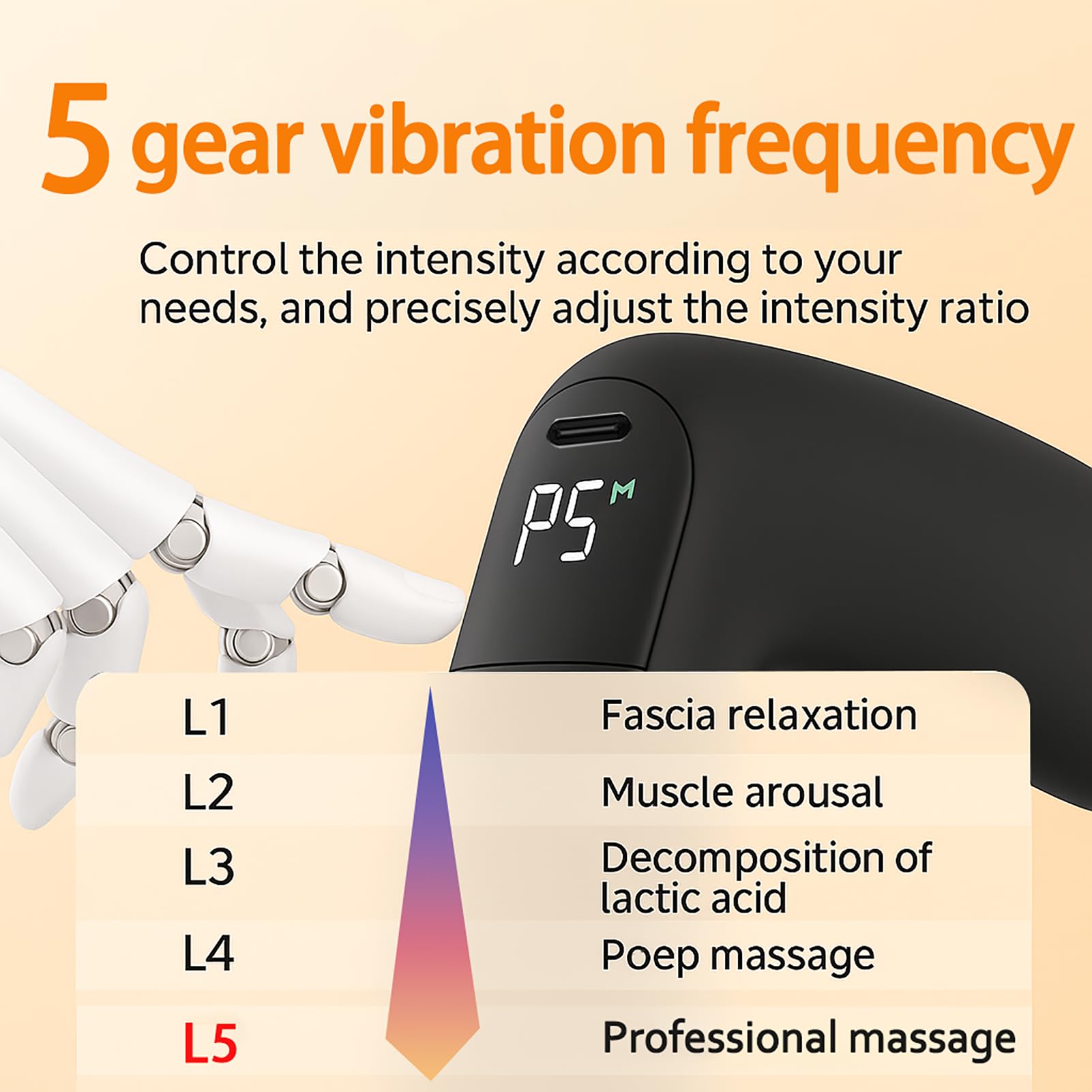 PHXCHAM Portable Home Massage Instrument (Black)