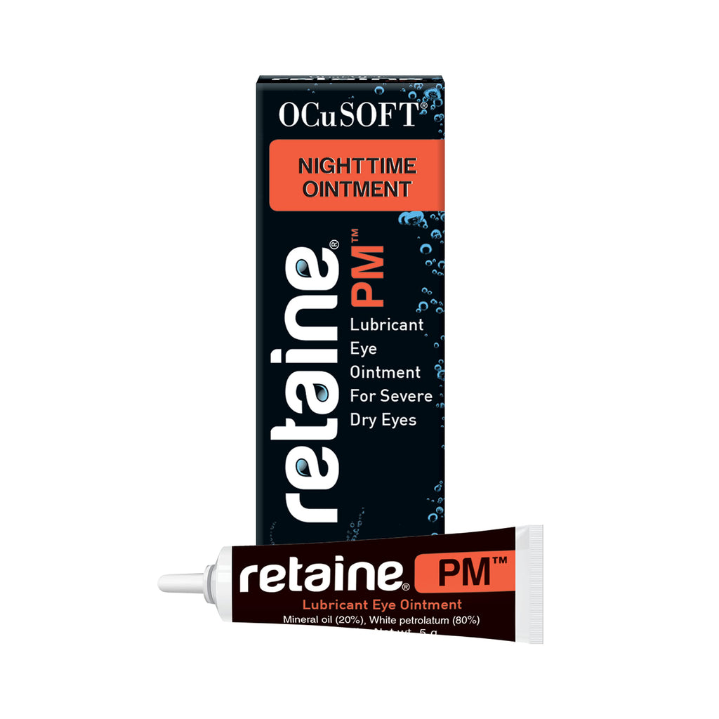 OCuSOFT Retaine PM Nighttime Ointment - Lubricant Eye Ointment for Overnight Dry Eye Comfort - Cools and Soothes Irritated Eyes 