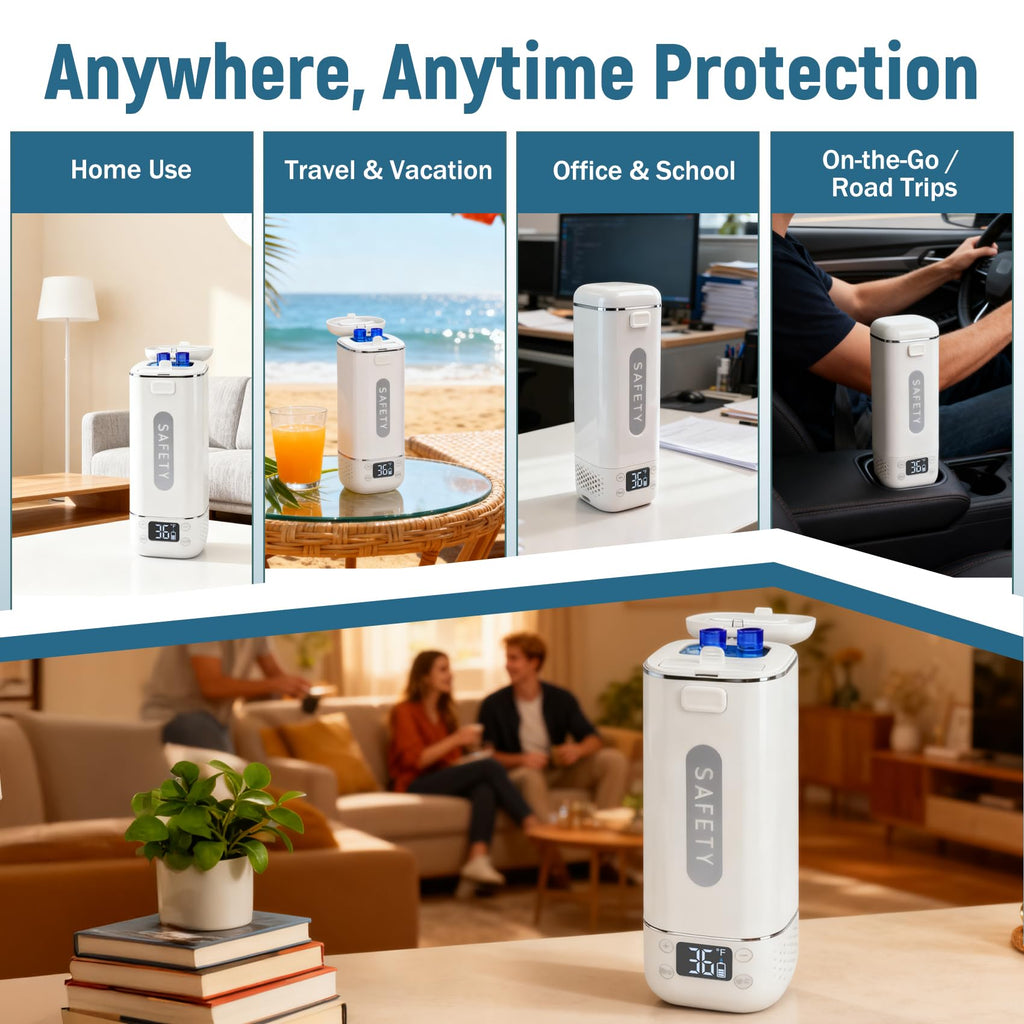 Rechargeable Insulin TSA Approved Cooler, Electric Portable Medication Cooler with USB Charging,1-6 Pens Keeps at 35-68F