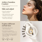 Bradwigson Block Snoring Suppleness Earplug Noise Reduction for Work Yellow Ring Hearing Protection,Reusable and Noise Canceling