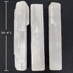 New Age Imports, Inc. ~ Premium Quality Selenite Sticks 4''. Great for Wicca, Reiki, Healing, Metaphysical, Chakra, Positive Ene