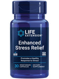 Life Extension Enhanced Stress Relief, Lemon Balm Extract, L-theanine, decompress with This Supplement for Stress, Gluten-Free, 