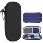 SMYV Insulin Cooler Travel Case with 2 TSA Approved Ice Packs, Medication Cooler for Diabetic Supplies, Compact for Travel and D