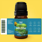 Sz Essentials - Melissa Essential Oil - Aka Lemon Balm - 100% Pure and Undiluted - Extracted from Melissa Officinalis - Sweet &