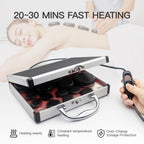 Goodtar Hot Stones Massage Warmer Kit, 14 PCS Hot Stones Massage Set and Heater Kit, Electric Hot Rocks Basalt Stones Massager f