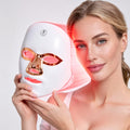 IFAE LED Face Mask for Wrinkles, Red Light Therapy for Face, Cordless Red Light Therapy Mask with 7 Light Modes, Rechargeable fo
