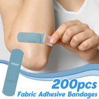 Jetec Flexible Fabric Adhesive Bandages Bulk Colorful Cloth Bandages 10 Colors Flexible Protection & Wound Care Fingertip Slight