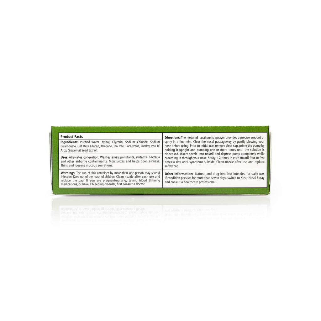 Xlear Rescue Nasal Spray with Xylitol, Oregano and Tea Tree, 1.5 fl oz (Pack of 4)