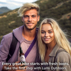 Lumi Outdoors Natural Shoe Deodorizer Spray & Odor Eliminator - Lavender Tea Tree Essential Oil Odor Eater