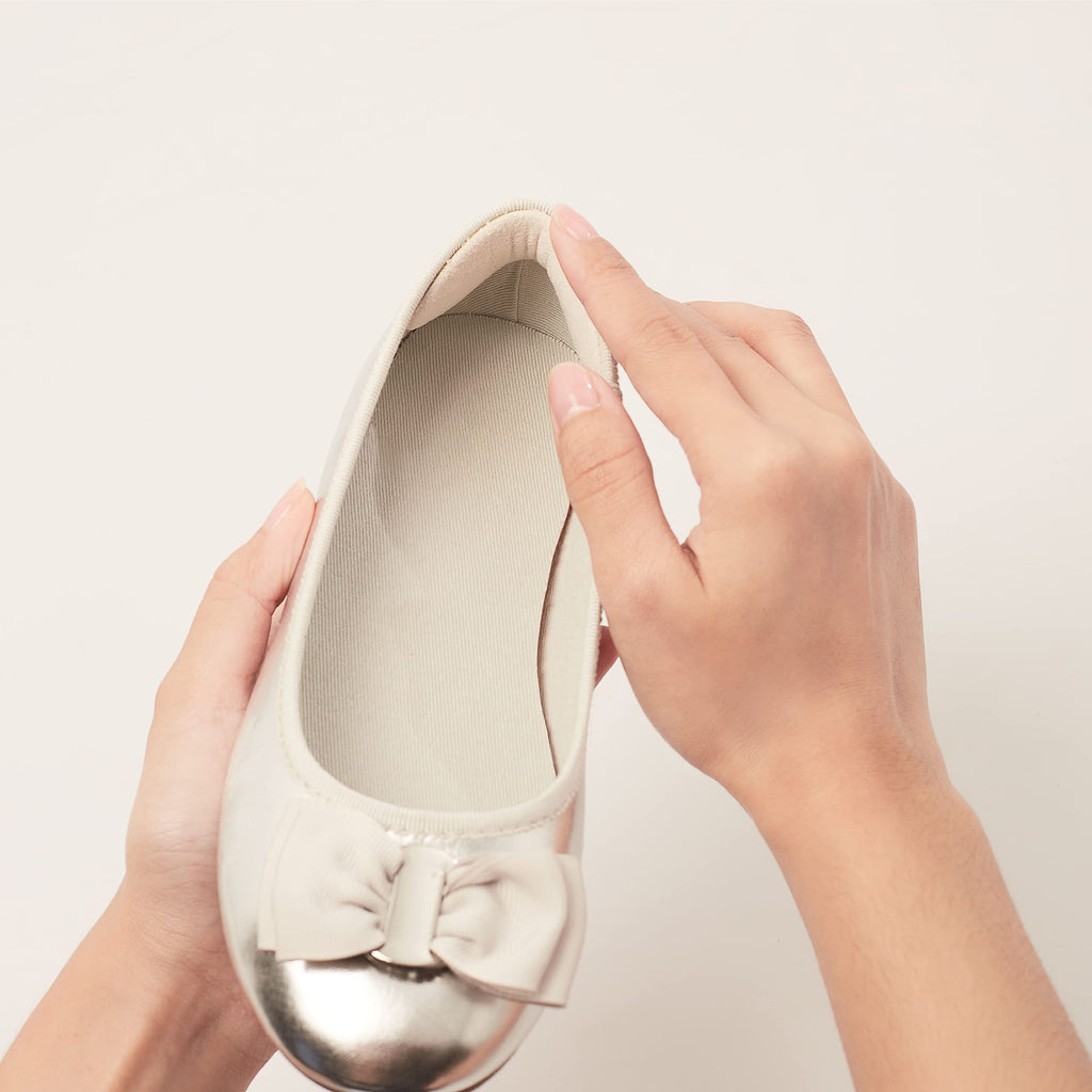FLEXZENSE Mini Fit for Kids | Fine-Tune The Spaces Inside Childrens Shoes | 5.5 mm Thick | 1 Pair (Pearl White)