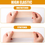 Geiserailie 12 Rolls 2 Inches Elastic Tape Adhesive Elastic Tape Self Adhesive Bandage Wrap Flexible Stretch Bandages for Sports