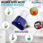 Peermax Drop Smart Eye Drop Guide FDA Registered | Dispenser Aids for Eyedrop | Eye Dropper Cup for Most Eyes Drops Medicine Bot
