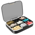 Restree Large Pill Organizer, Portable Pill Dispenser, Moisture-Proof Travel Pill Case for Vitamin, Medicine, Fish Oil/Supplemen