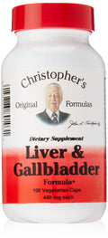 Dr. Christopher s Original Formulas Liver and Gall Bladder Formula Capsules, 100 Count (Pack of 2)