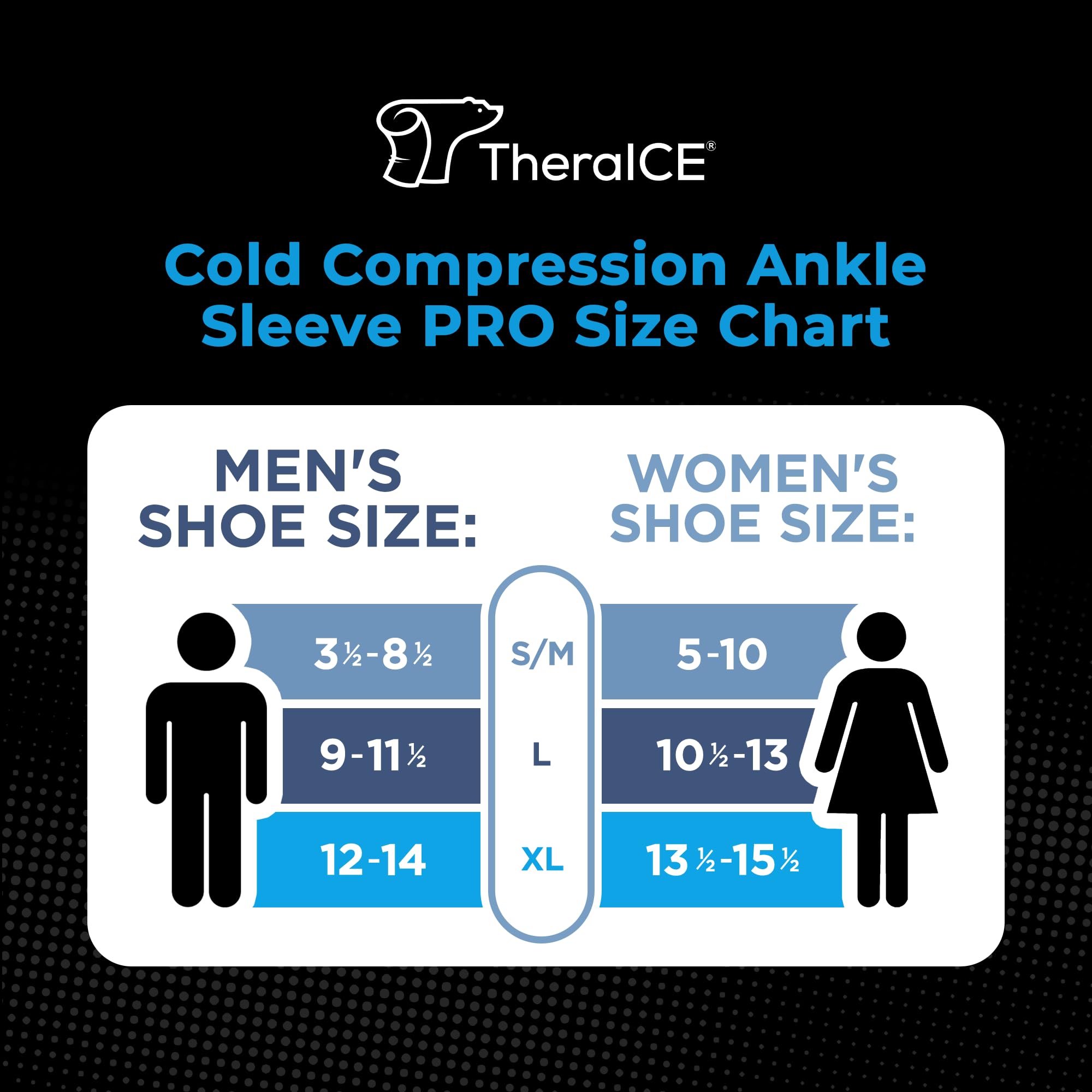 TheraICE Ankle Ice Pack Wrap PRO for Swelling & Sprained Ankle Brace for Women & Men, Cold Therapy Support Compression Socks, Pl