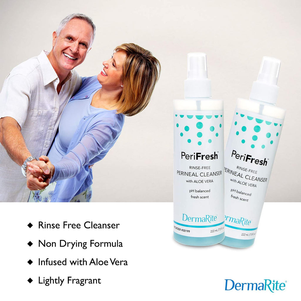 PeriFresh Rinse-Free Perineal Wash 7.5 oz. Pump Bottle Scented Liquid 00199 1 Ct