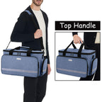 CURMIO Nurse Bag, Medical Bag with Inner Dividers and No-Slip Bottom for Home Visits, Health Care, Hospice, For Nursing Students