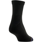 MediPEDS Quarter Socks with Non-Binding Top and Cushion, Multipairs, Black (4-Pairs), Shoe Size: Men's 6-9 Women's 6-10
