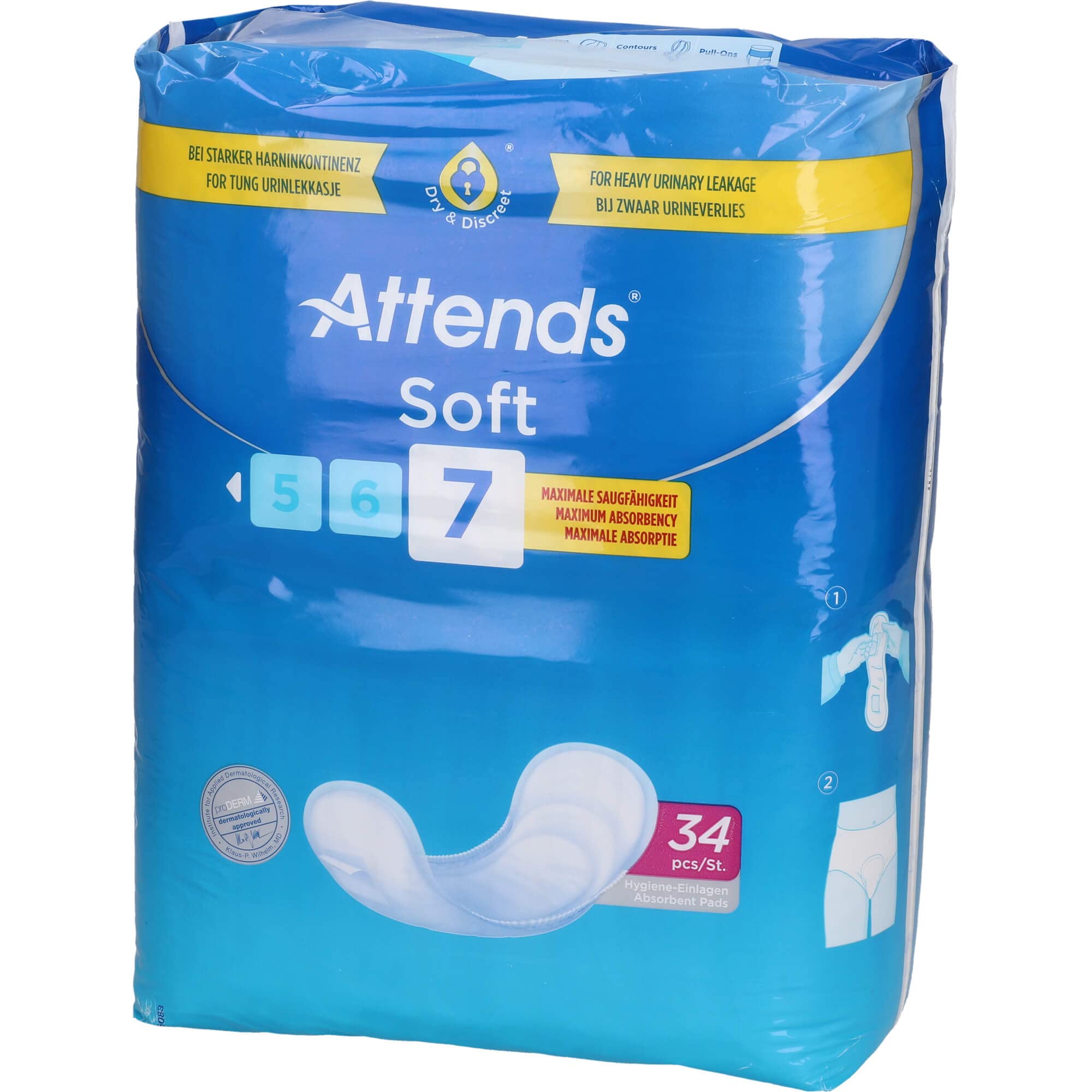 Attends Soft 7 Pads 34 Pack