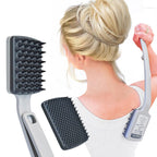 Back Scratcher for Men/Adults/Women -Folding Backscratcher Scalp Massager w/2PCS Replaceable Scratching Heads - Large Scratch Ar