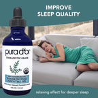 PURA DOR ORGANIC Frankincense Essential Oil (4oz with Glass Dropper) 100% Pure & Natural Therapeutic Grade For Hair, Body, Skin