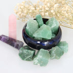 1.1lb Bulk Raw Green Aventurine Rough Crystal-Natural Green Aventurine Raw Stones Crystal for Tumbling, Cabbing, Fountain Rocks,