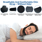 Chin Strap for CPAP Users,Chin Strap for Snoring,Adjustable & Breathable Anti Snoring Chin Strap for Sleeping, Jaw Strap for Sle